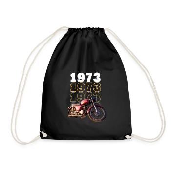 1973 Année de naissance - Sac de sport léger - noir - Devant