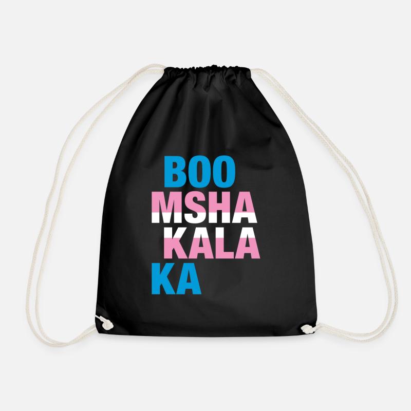 Boomshakalaka Trans - Turnbeutel - Schwarz