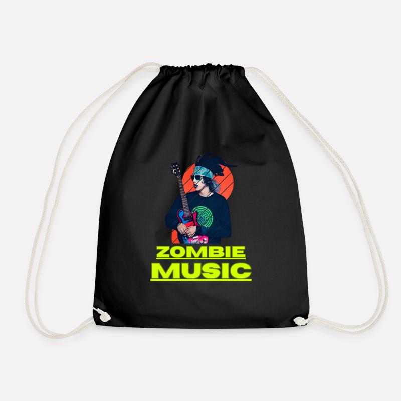 Good Zombie Music - Drawstring Bag - black