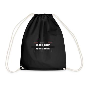 RESTE CALME ET AIME-TOI - Sac de sport léger - noir - Devant