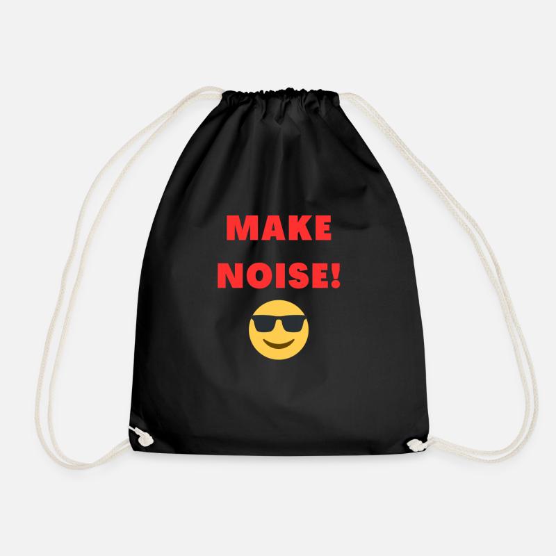MAKE NOISE! - Sac de sport léger - noir