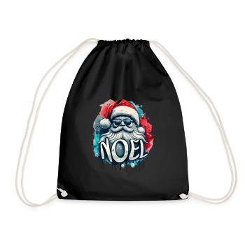 Noel - Drawstring Bag - black - Front
