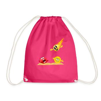 Bodja - Drawstring Bag - fuchsia - Front