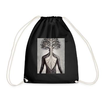 Blossoming Harmony - Turnbeutel - Schwarz - Vorne