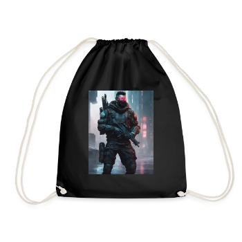 Cyber Commando Reconnaissance - Sac de sport léger - noir - Devant