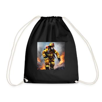 Gardien des flammes - Sac de sport léger - noir - Devant