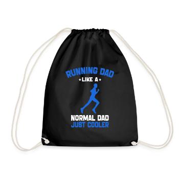Running Dad Like a Normal Dad Just Cooler - Sac de sport léger - noir - Devant