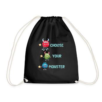 Choisissez votre monstre - Sac de sport léger - noir - Devant