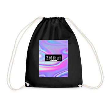 Zölibat Typdesign - Turnbeutel - Schwarz - Vorne