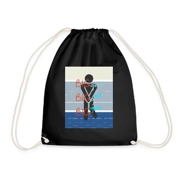 Plus. Le plus grand des plus grands. - Sac de sport léger - noir - Devant