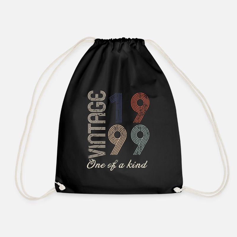 25e anniversaire 1999 - idée cadeau rétro Vintage - Sac de sport léger - noir