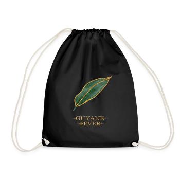 Guyane Fever Gold Or de Guyane feuille verte 05 - Sac de sport léger - noir - Devant