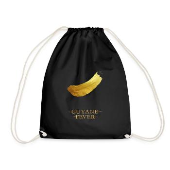 Guyane Fever Gold Or de Guyane tâche or 12 - Sac de sport léger - noir - Devant
