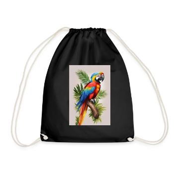 Perroquet - Sac de sport léger - noir - Devant