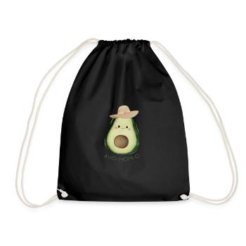 Mom Avocado Partnerlook - Turnbeutel - Schwarz - Vorne