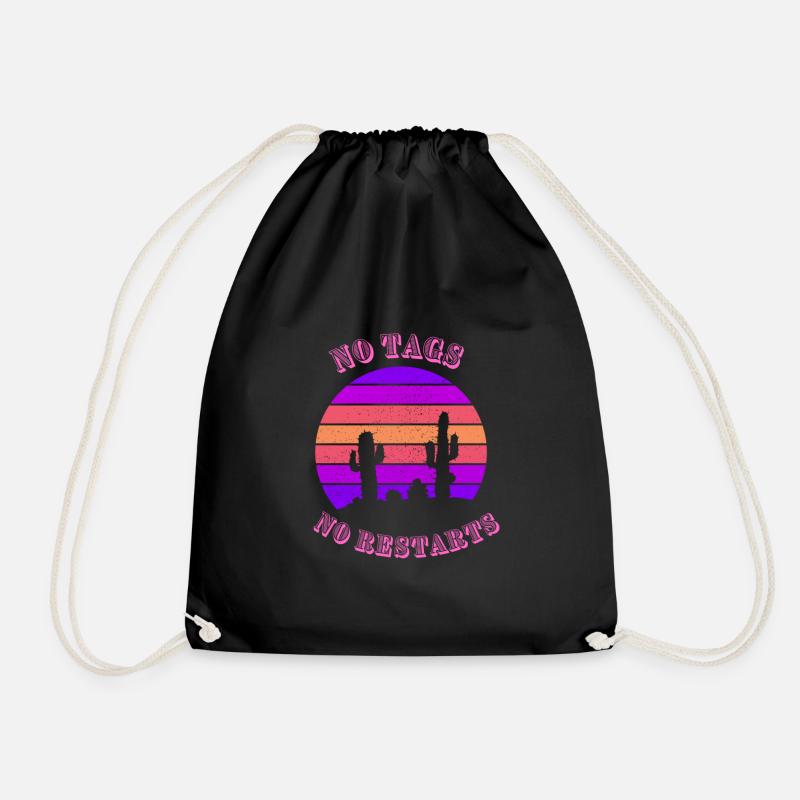 Line Dance No Tags No Restarts - Turnbeutel - Schwarz