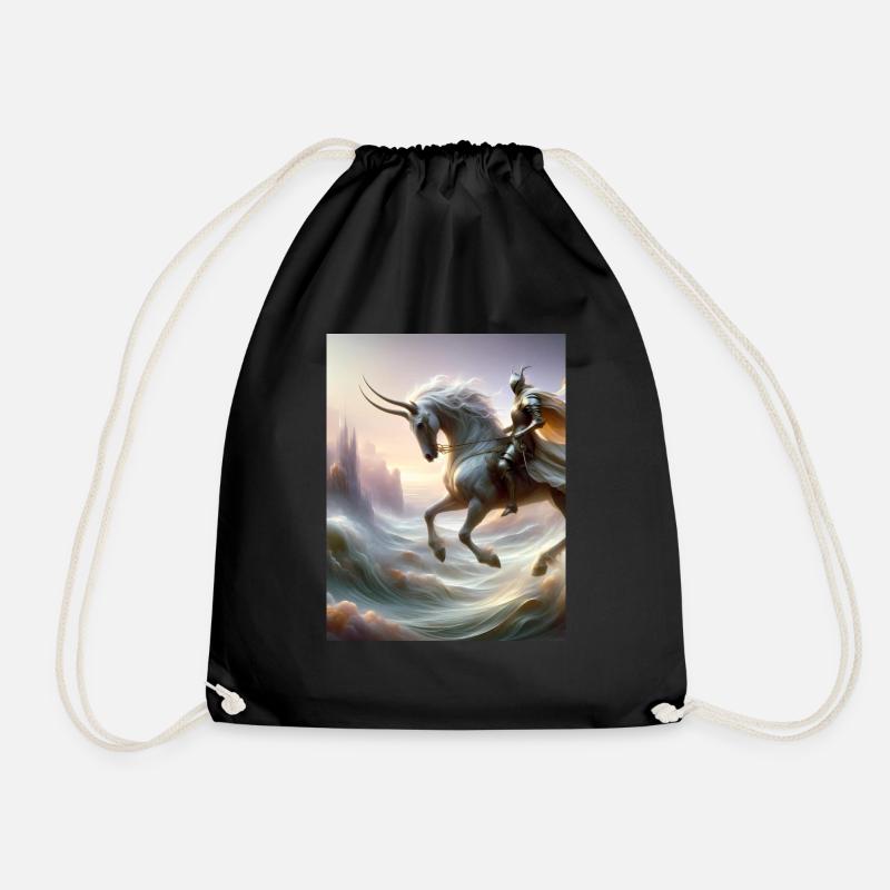 SkyQuest - Drawstring Bag - black