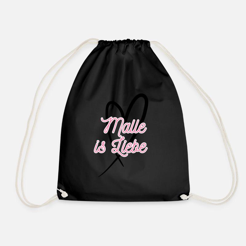Malle ist Liebe - Turnbeutel - Schwarz