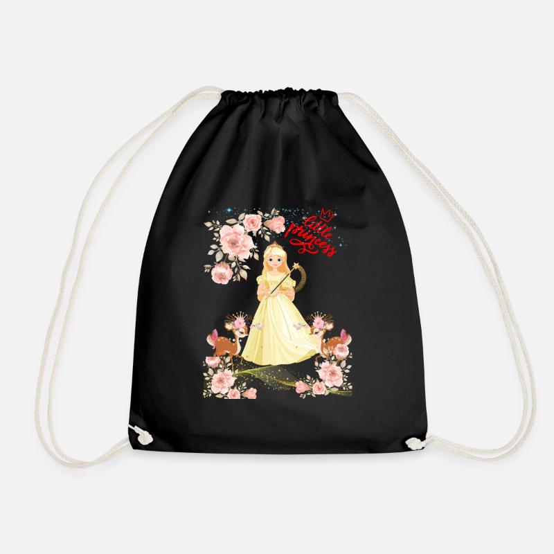 Little Princess - Drawstring Bag - black