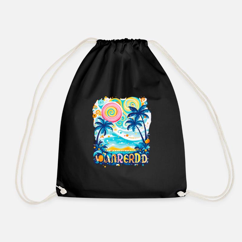 ocean tropical - Sac de sport léger - noir