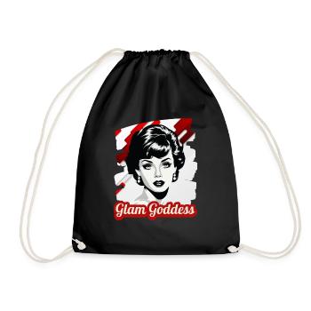 Déesse Glam - Sac de sport léger - noir - Devant