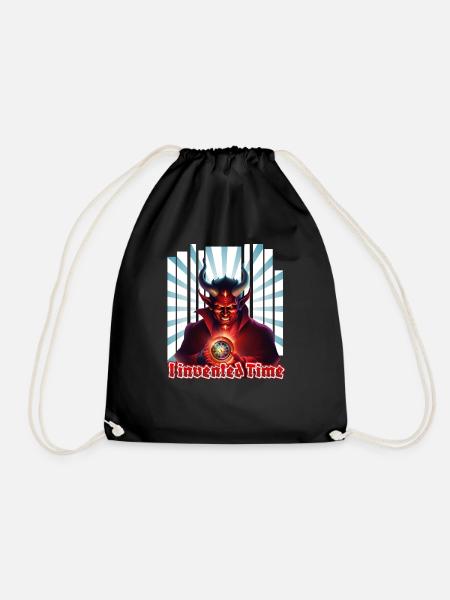 I invented Time - Turnbeutel - Schwarz