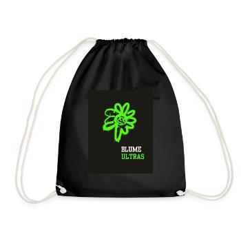Blume Ultras - Turnbeutel - Schwarz - Vorne