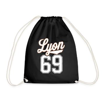 Lyon 69 - Sac de sport léger - noir - Devant