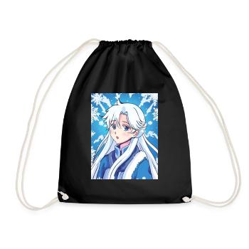 Winter Anime - Turnbeutel - Schwarz - Vorne