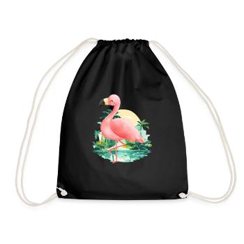 Flamant - Sac de sport léger - noir - Devant