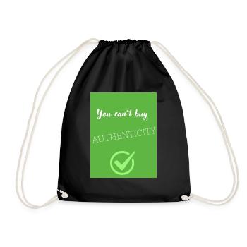 You cant buy authenticity - Sac de sport léger - noir - Devant
