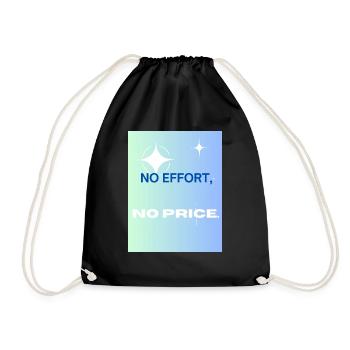 No effort no price - Sac de sport léger - noir - Devant