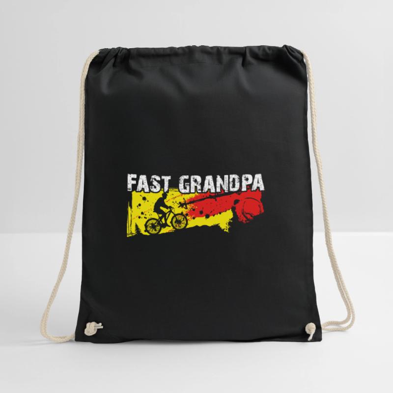 Papi rapide sur le vélo Sac de sport léger