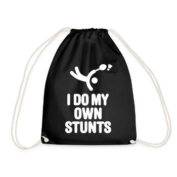 Badminton Player Badminton Badminton Player - Drawstring Bag - black - Front