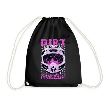Motocross Helmet - Dirt Bike - Drawstring Bag - black - Front