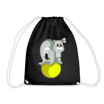 Seal Workout Gymnastics Fitness - Drawstring Bag - black - Front