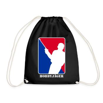 Hobby hunter - Drawstring Bag - black - Front