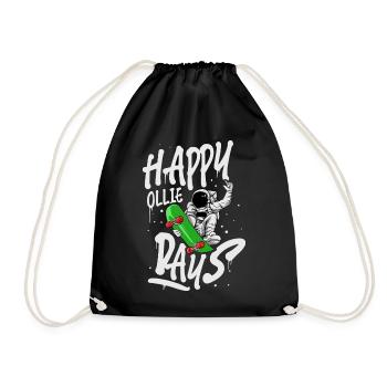 Skateboard Skate Skater - Sac de sport léger - noir - Devant