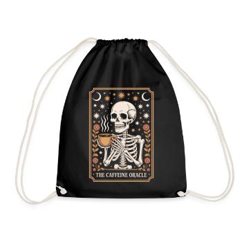 The Caffeine Oracle Coffee Oracle Tarot - Drawstring Bag - black - Front