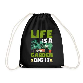 Garden & Plant Lovers Gifts - Drawstring Bag - black - Front