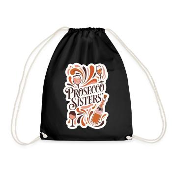 Fête des Sœurs Prosecco - Sac de sport léger - noir - Devant