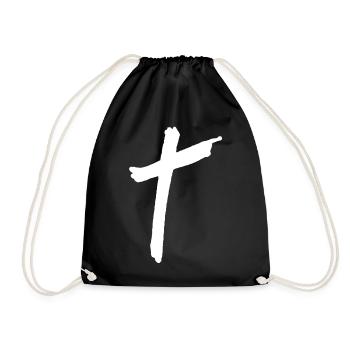 Croix de Jésus - Sac de sport léger - noir - Devant