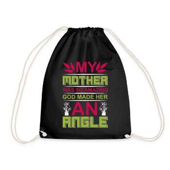 Dieu a fait de ma mère incroyable un ange - Sac de sport léger - noir - Devant