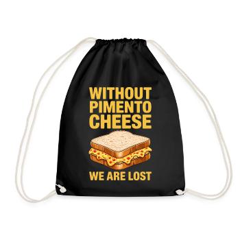 Cadeau de golf sandwich au fromage piment - Sac de sport léger - noir - Devant