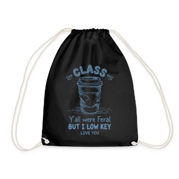 École d’appréciation des enseignants Vous étiez sauvages - Sac de sport léger - noir - Devant