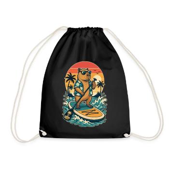 Paddleboard de paddle Capybaras SUP Stand Up Paddle - Sac de sport léger - noir - Devant