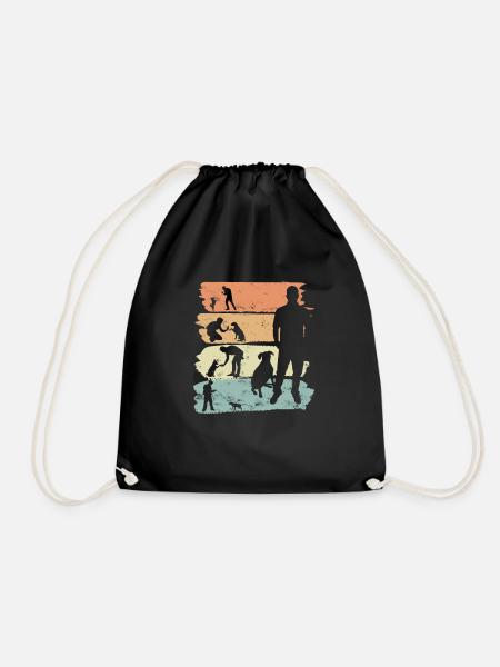 Hundetrainer Hundeschule Hundetraining Geschenk - Turnbeutel - Schwarz