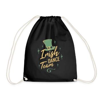 Irish Dance Team - Turnbeutel - Schwarz - Vorne