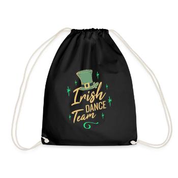 Irish Dance Team - Turnbeutel - Schwarz - Vorne