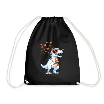 Multiple Sclerosis Awareness Support - Drawstring Bag - black - Front